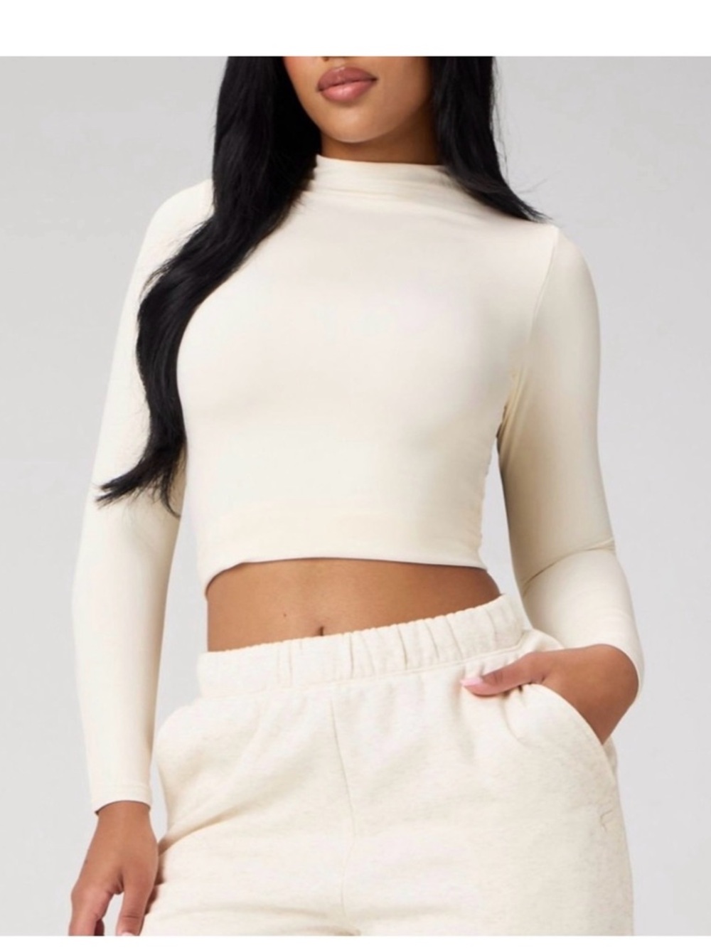 Fabletics By Khloe Seamless LS Essential Tee
